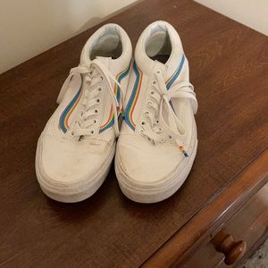 Rainbow pride Vans !